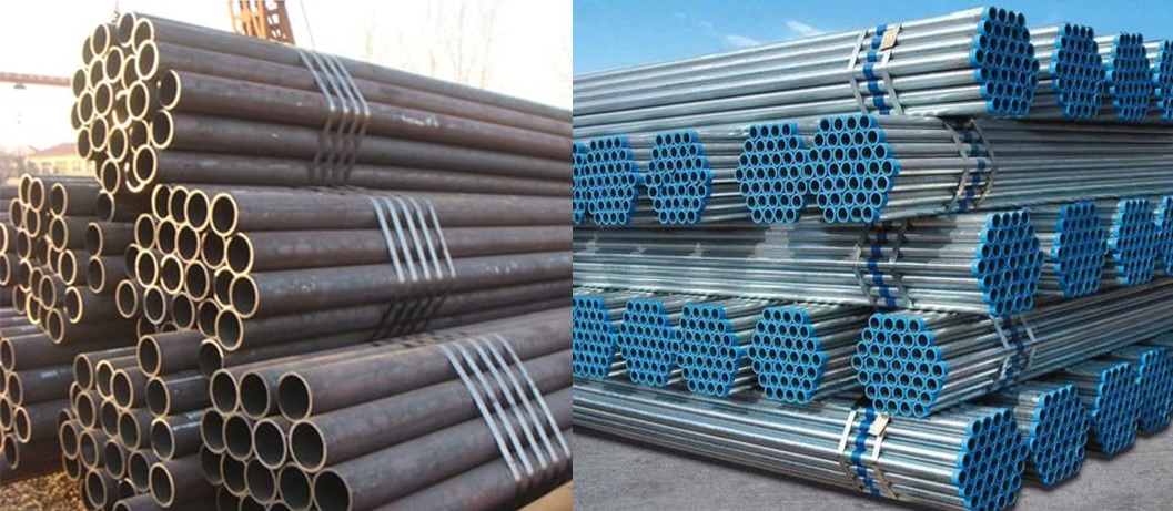 MILD STEEL ERW (ROUND) BLACK & GALVANIZED IRON (G.I.) PIPES  